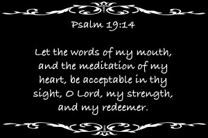 Psalm 19 14 3BW